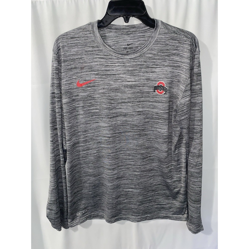 Ohio State Buckeyes Nike Dri-Fit Long Sleeve Shirt Men's Medium